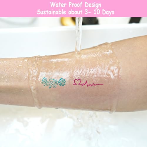 Glitzer Tattoo Set von Aybuy für kreative Anwendungen