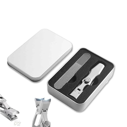 2PCS Sherum Nail Clipper Portable Ultra Sharp Nail Clippers Comfort Clip Nail Clipper Stainless Steel Large Opening Nail Clipper