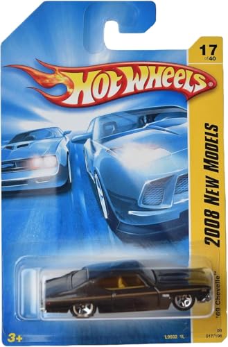 Hot Wheels Chevelle 1:64 escala negro miniatura 1