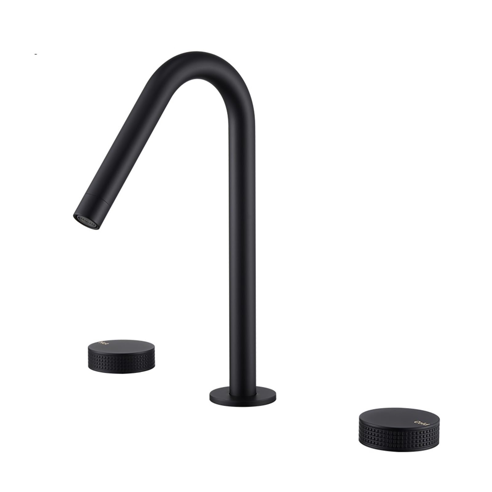 Robinet de lavabo noir mat pour rénover une salle de bains familiale avec style