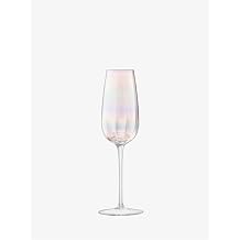 LSA International Pearl Champagne Flute 250ml Mother of Pearl Set of Two