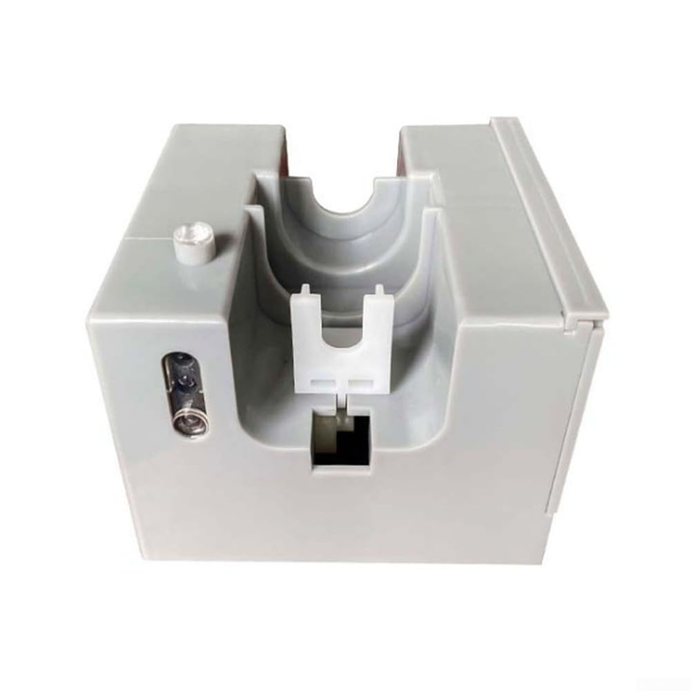 Dispensador de jabón sin contacto Cabeza de bomba ABS Espray por goteo (B) | Construcción de ABS gris, resistente al agua, diseño ligero, 26 cm de longitud, estilo minimalista moderno
