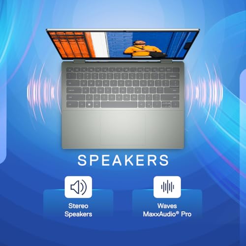 Image of DELL Inspiron 7425 2in1 Touch Laptop,Ryzen 5-5625U, Win11 + MSO'21,8GB GDDR4,512GB SSD,14 inch (35.56cm) FHD Touch 250 nits, Active Pen, Backlit KB + FPR,15 Month McAfee,Thin & Light-1.7Kg