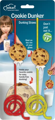 4-Pack Jokari Cookie Dunking Straws
