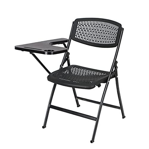 Chaise de formation pliante avec tablette écritoire intégrée pour salle de conférence