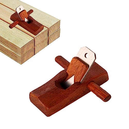Cepillador de madera manual,cepillo manual multifuncional cómodo de caoba - Suministros carpintero Accesorios de bricolaje ergonómicos Cepillador de madera para alisar superficies