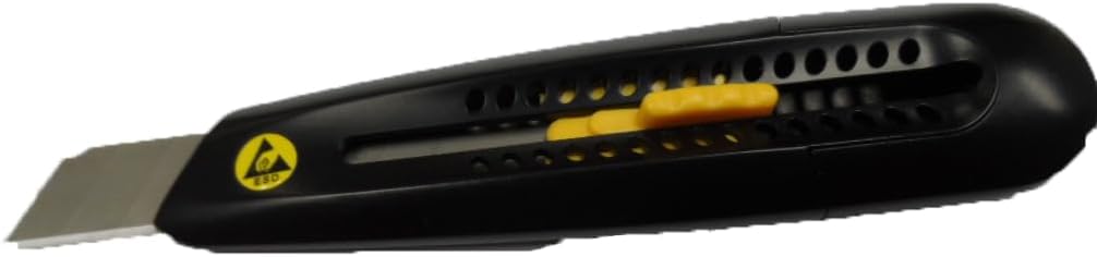 ESD-Safe Anti-Static Utility Cutting Knife for Office,Workshop,and Factory Use-Precision Blade for Film Application (10 PACK)