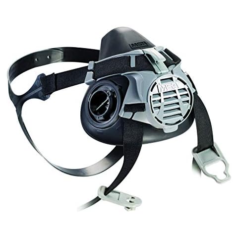 MSA Advantage 400 Half-Mask Respirator | Safety Gas Mask for Protection and Comfort | Advantage 420 Bayonet Filter Connection | Large | EN 140 Cover