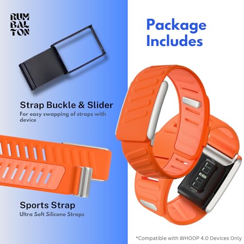 Image of Premium Sports Strap for Whoop 5.0 - One & Peak 2025 Released Band Replacement Strap Accessory | Ultra Soft Felt | Sweat Resistant, Silicone Band for Fitness, Workouts (Device Not Included)