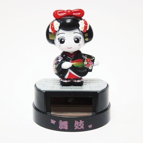 Amazon | ソーラー 舞妓ちゃん 黒 | 太陽・ソーラー | おもちゃ