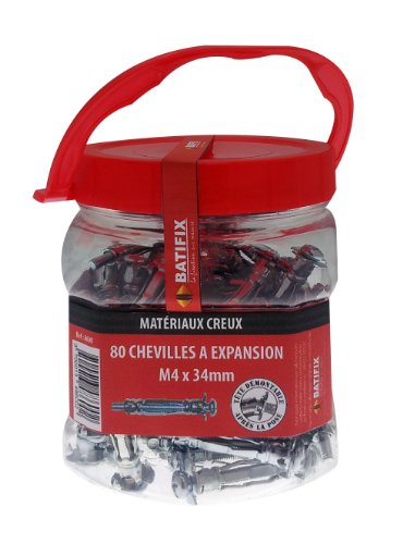 Batifix - Tassello in metallo a espansione, 4 x 34...