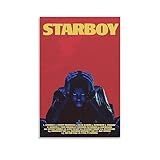 The Weeknd STARBOY 2 Canvas Poster Wall Decorative Art Painting Living Room Bedroom Decoration Gift Unframe-style12x18inch(30x45cm)