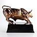 Torkia - Official Licensed Bronze Wall Street Bull Stock Market NYC Figurine Statue with Base - Small