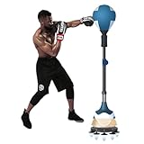 DEIAALOVE Heavy-Duty Punching Bag with Stand, Adjustable Height Boxing Kit, Speed Ball for Training, Fitness, MMA, Home Gym Equipment for Adults & Teens
