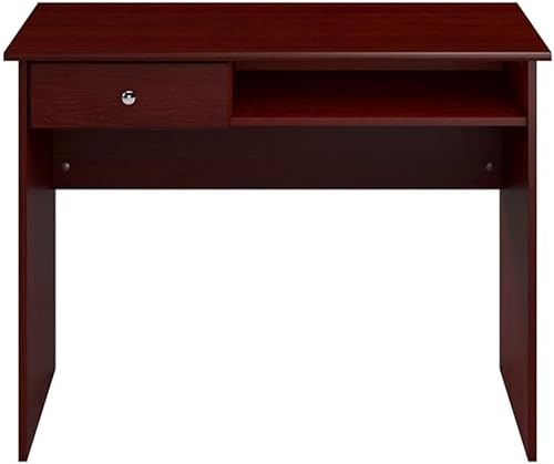 Miniatura 10 de Bush Furniture Cabot Escritorio pequeño de escritura para espacio de trabajo de oficina en casa, 40 W, roble espresso