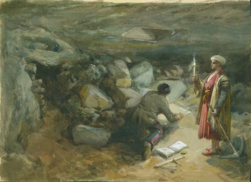 Peinture murale nordique Robinson à Jérusalem William Simpson 60x90cm