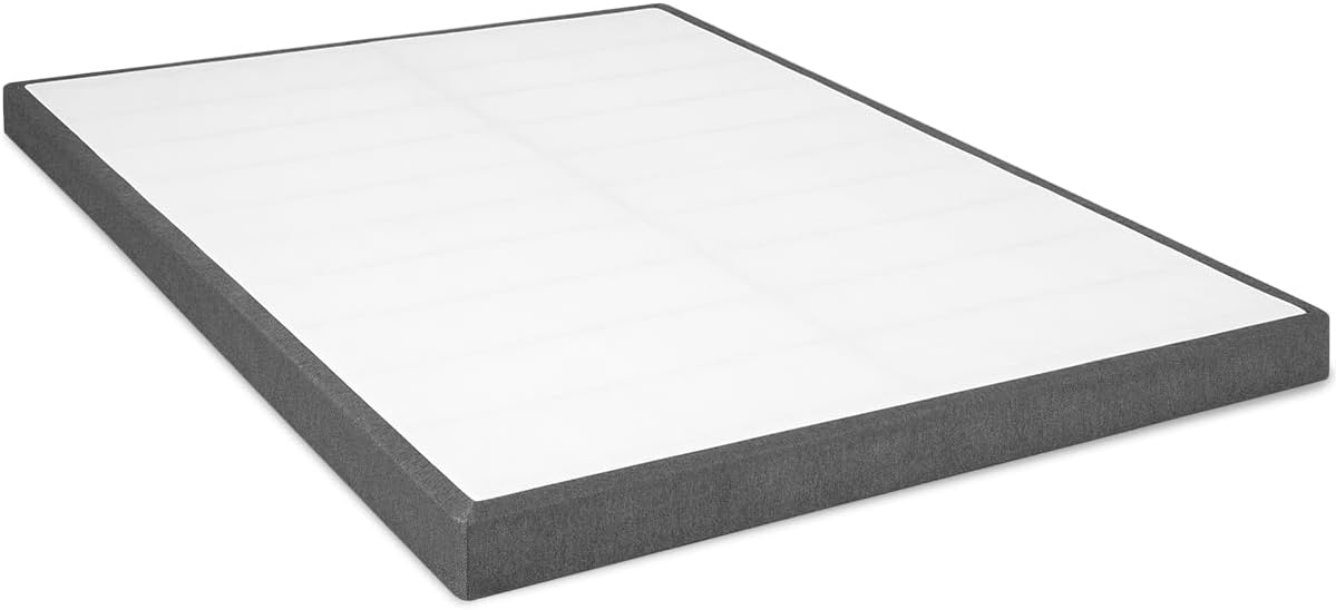 TATAGO King Box Spring, 9 Inch Metal Box Spring King Size, Heavy Duty Mattress Foundation, Easy Assembly, Non-Slip, No Noise