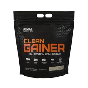 Rivalus Clean Gainer, Cookies & Creme, 10 Pound
