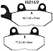 EBC Brakes FA214/2HH Disc Brake Pad Set, Black, One-Size