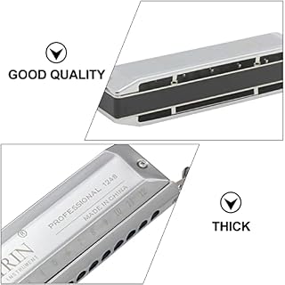 Milisten 5 Pièces 16- Trou 64- Harmonica Chromatique Clé de C Harmonica Instrument pour Débutants Note Harmonica… - Les Beatles, Paul McCartney, John Lennon, RIngo Starr, George Harrison Milisten 5 Pièces 16- Trou 64- Harmonica Chromatique Clé de C Harmonica Instrument pour Débutants Note Harmonica… – Image 2