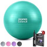 pelota pilates embarazo amazon DESARROLLE SU CENTRO, POSTURA Y FLEXIBILIDAD: obtenga lo mejor de su ejercicio con la pelota de pilates de Core Balance. Involucre constantemente su centro de energía y deje sus músculos trabajar un tiempo extra para ayudarle a mantener su equilibrio. La pelota de 65cm está indicada para personas con una altura de entre 162cm y 177cm.