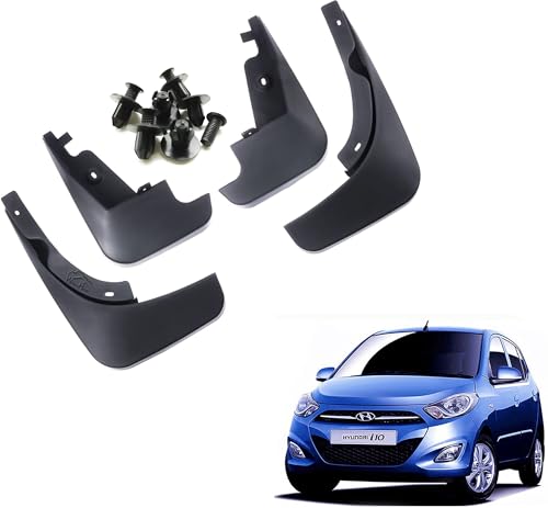 Image of WolkomHome Mud Flap Compatible with I10 Type-2 New - Durable Splash Guards for Car Exterior Protection