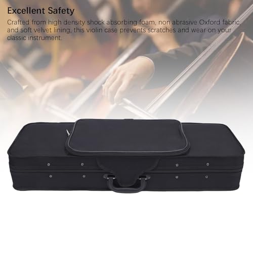 Étui de voyage pour violon coque rigide tissu Oxford 1/2