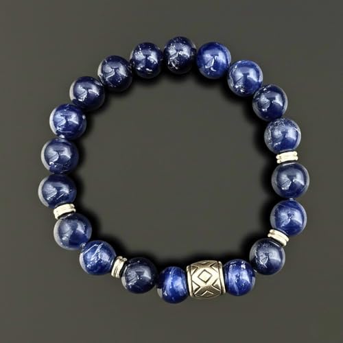 Image of THE MEN THING Natural Stone Bracelets - Adjustable Beaded Wristwear for Men & Boys (Multi-Design Collection)
