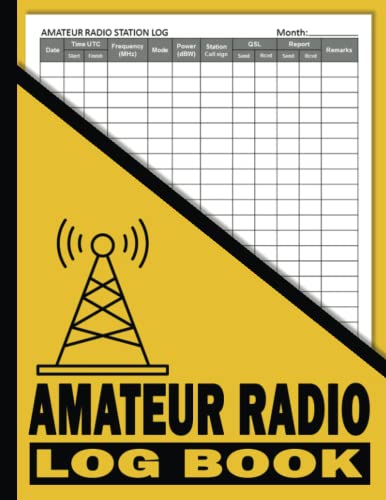 Amateur Radio Log Book: HAM Radio Record Book - The Essential Tool for Keeping Track of Your Amateur Radio Communications - Up to 2806 Unique Entries