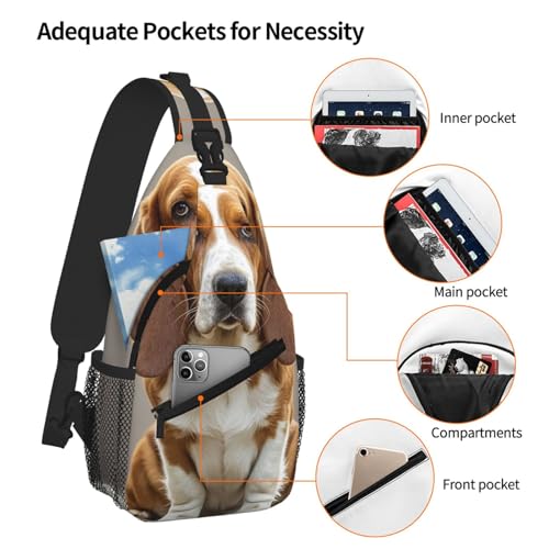 Mochila tipo bandolera para mujer y hombre estilo urbano miniatura 5