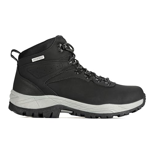 Image of CC-Los Women's Waterproof Hiking Boots - Lightweight Slip Resistant Outdoor Trekking Ankle-High