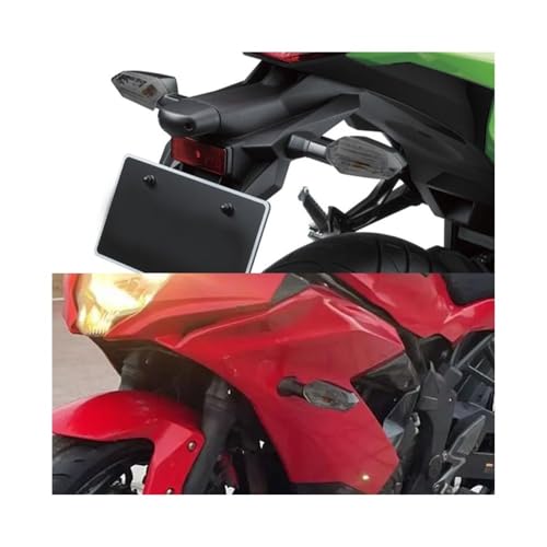 Indicateur pour moto ambre 12V clignotant arrière de rechange - 7