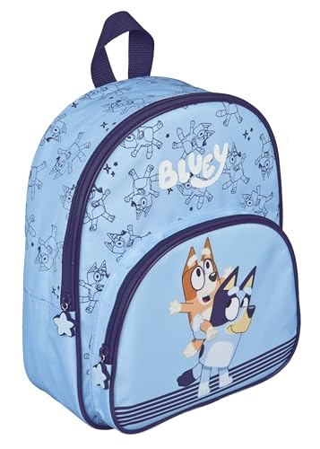 Undercover – sac à dos enfant Bluey – avec poche avant – pour la maternelle, les loisirs et les voyages – pour enfants à partir de 4 ans