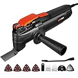 Oscillating Tool, Lomvum 3A Corded Oscillating Multitool Kit with 6 Variable Speed Oscillating Saw a