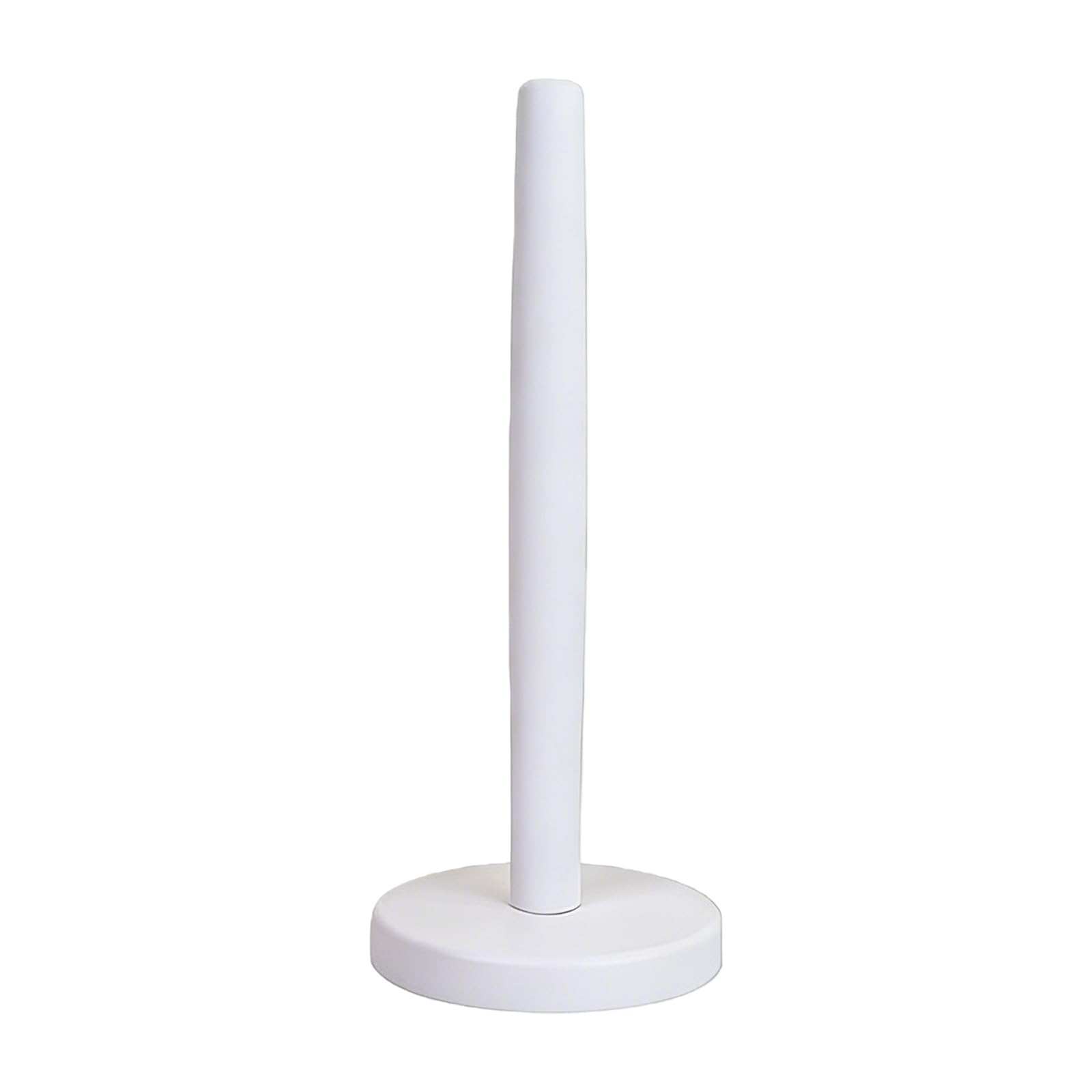 Elnwnnkc White Wood Paper Towel Holder Standing Kitchen Roll Stand Organizers Tissue Napkins Rack For Home Vertical Tissue Rack Roll Stand Organizers