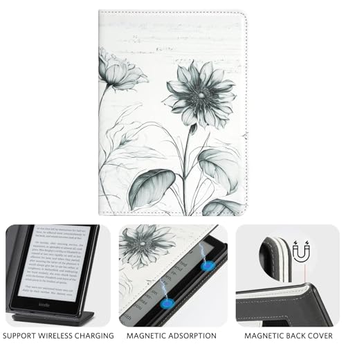 Image of CoBak Case with Stand for 6.8 inch E-Book Reader -Cover with Auto Sleep Wake,Card Slot,Hand Strap Feature - Fits 11th Generation（not Compatible with Meebook /KoBo）