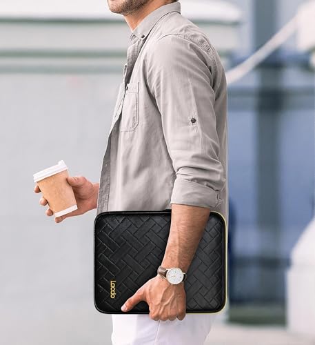Lacdo Tablet Sleeve Case for 11 inch iPad A16 / 11 inch iPad Air M4 M3 M2 / 11" iPad Pro M5 M4 / 10.9" iPad/10.2" iPad/10.9" ipad Air, 11" Samsung Galaxy Tab A9+ Bag, Fit Magic Keyboard, Elegant Black by Lacdo - Image 6