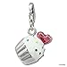 SilberDream Charm cupcake white and pink enameled 925 Sterling Silver Pendant FC815W