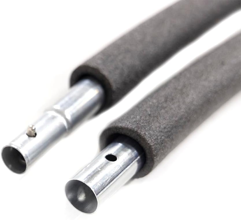 Trampoline Parts CO Universal 1 Upper Enclosure Pole, 1 Lower Enclosure Pole, and 2 Foam, Fits Jumpzylla Trampoline
