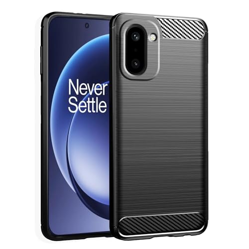 Image of Amazon Brand - Solimo Back Cover Case for OnePlus 15R 5G | Compatible for OnePlus 15R 5G Back Cover | 360 Degree Protection | Soft and Flexible (TPU | Matte Black)
