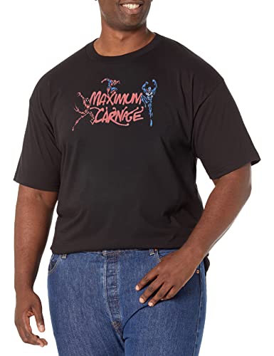 T-shirt Marvel Maximum Carnage noir vêtement geek homme taille XXL Tall