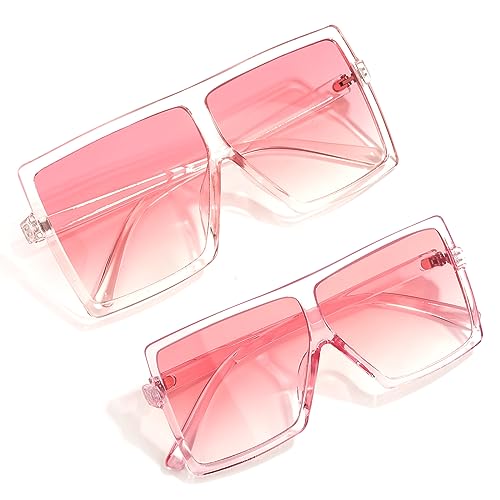 Mother Daughter Son Sets, Mommy & Me Matching Sunglasses, Oversized Square Sunglasses for Women, Birthday Glasses