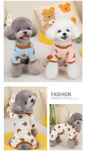 Disfraz para perro AZA pijama otoñal invierno XXL rosa miniatura 3