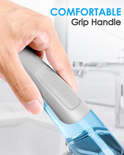 Yeudeuy Dishwand, Non-Scratch Brush Scrubber With Soap Dispenser For Cleaning Dishes, Pan, Kitchen, Bathroom, And Household, 1 Dishwand And 3 Refills #TOP2