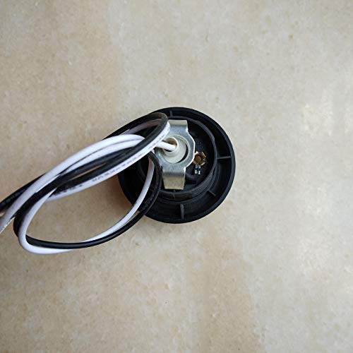 Kamas E27 full threaded Lamp holder base Adapter Base Socket Lamp Holder With Wire and M10 bracket lighting accessories - (Color: E27 with 30cm wire, Base Type: 10 pieces)