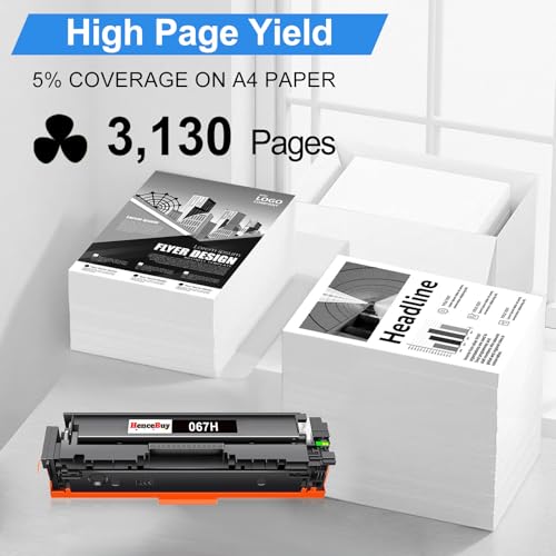 Image of 067H Black Toner Cartridge Replacement for Canon 067H