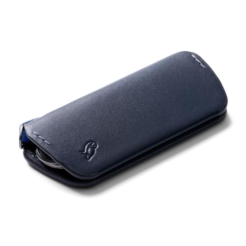 Bellroy Key Cover Plus Third Edition (Leather Key Holder Holds 4 8 Keys) - Navy