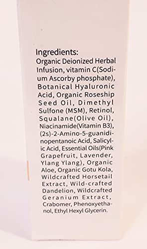 Natural Organic Professional Facial Serum Moisturizer #TOP2