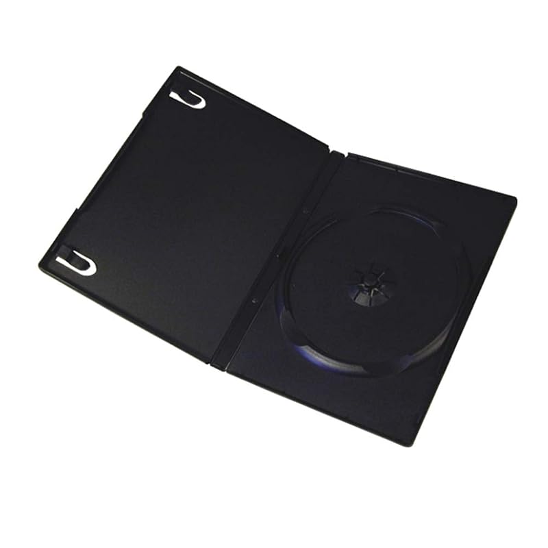 Progo custodie DVD nere, confezione da 50 — sistemi tutto l’archivio in un weekend