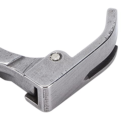 6 piezas pie prensatelas para cremallera acero inoxidable miniatura 4